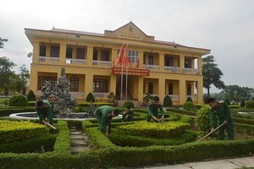 Xây dựng doanh trại xanh, sạch, đẹp