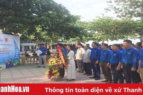 Hành trình 'Tuổi trẻ Thanh Hóa nhớ lời Di chúc theo chân Bác'