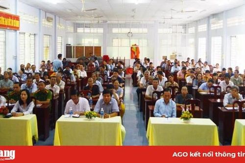 Đoàn Đại biểu Quốc hội tỉnh: Tiếp xúc cử tri TP. Châu Đốc và huyện Tịnh Biên