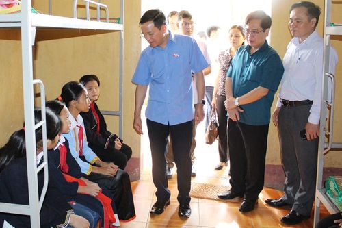 Đoàn giám sát của Quốc hội làm việc tại huyện Thanh Sơn