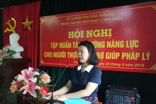Chính trị - Xã hội Pháp luật - Cuộc sống Tăng cường năng lực cho người thực hiện trợ giúp pháp lý