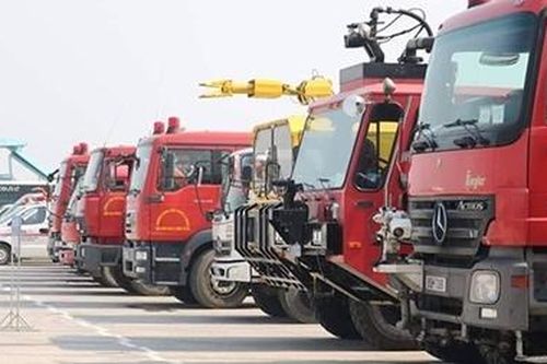 300 người diễn tập xử lý sự cố ở Nội Bài