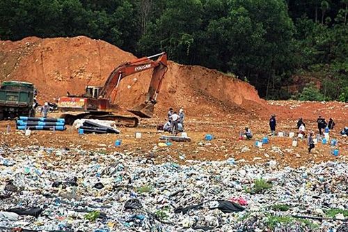 Khắc phục sự cố môi trường tại khu xử lý rác Tam Xuân 2