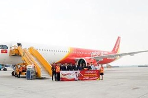 Vietjet đón tàu bay A321neo ACF 240 ghế đầu tiên trên thế giới