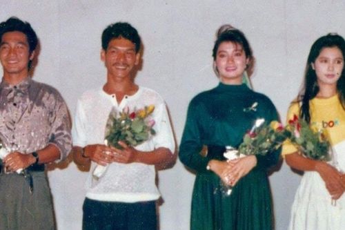Việt Trinh đăng ảnh chụp với Lý Hùng gần 30 năm trước
