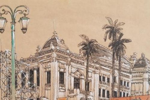 Hành trình ký họa Châu Á đến Hà Nội