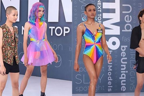 Loạt thí sinh nam phi giới tính mặc áo tắm gây sốc ở Next Top Model