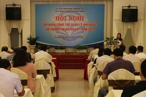 Gia Lai: Tập huấn công tác quản lý nhà nước về thông tin đối ngoại
