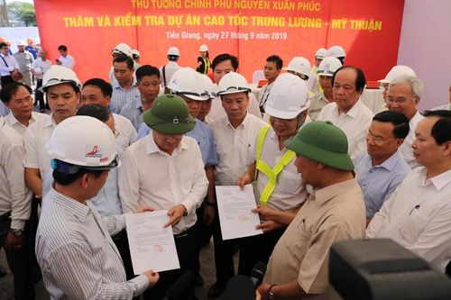 Tháo gỡ khó khăn cho cao tốc Trung Lương - Mỹ Thuận
