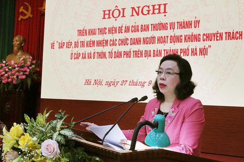 Tinh gọn bộ máy, nâng cao hiệu quả hoạt động của đội ngũ cán bộ không chuyên trách cơ sở