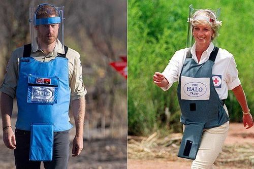 Hoàng tử Harry đến bãi mìn Angola, thăm lại con đường Diana đã đi