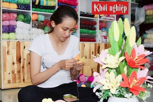 Cô gái Đồng Tháp dành trọn đam mê cho nghề móc len