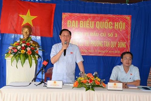 Đại biểu Quốc hội tiếp xúc cử tri huyện Châu Thành và TP. Sa Đéc