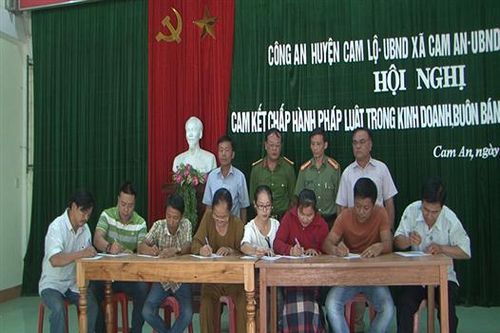 Kết quả từ việc chuyển hóa địa bàn trọng điểm, phức tạp về an ninh trật tự tại xã Cam An