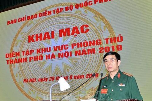 Diễn tập phòng thủ bảo vệ thủ đô