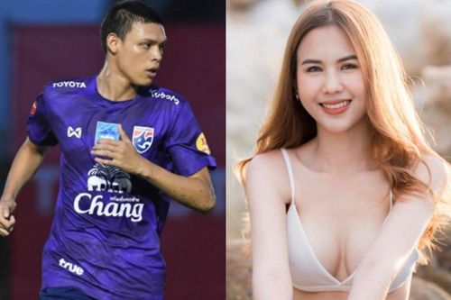 'Phóng viên xinh nhất xứ chùa Vàng' là bạn gái tiền đạo tuyển Thái Lan