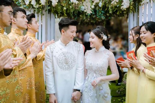 Âu Hà My làm đám hỏi dát vàng, Giang Lê chụp ảnh cưới ở trời Tây