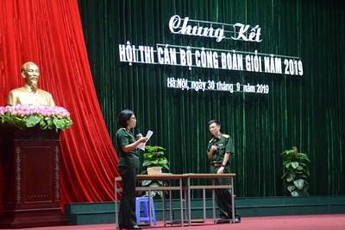 Hội thi Cán bộ công đoàn giỏi năm 2019