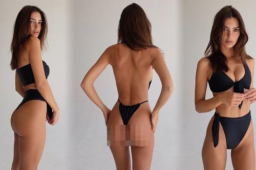 Mỹ nhân Emily Ratajkowski nóng bỏng với áo tắm, không thể rời mắt