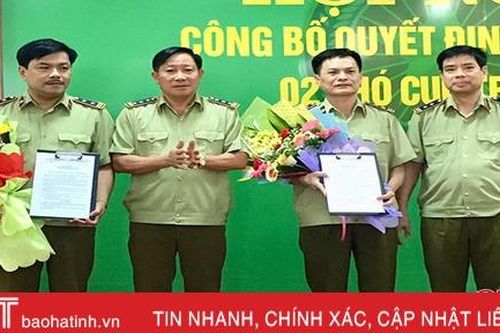 Bổ nhiệm 2 Phó Cục trưởng Cục Quản lý Thị trường Hà Tĩnh