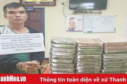 Bắt quả tang 2 đối tượng mang theo một lượng lớn ma túy từ Lào vào Việt Nam