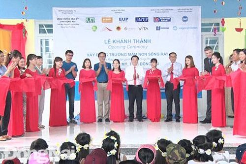 Khánh thành dự án nâng cấp phân hiệu ấp 4, Trường mầm non Sông Ray