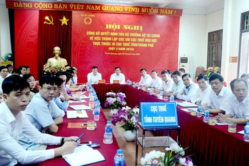 Thành lập các chi cục thuế khu vực