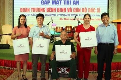Tiếp thêm nghị lực sống và niềm vui của các thương bệnh binh Thuận Thành