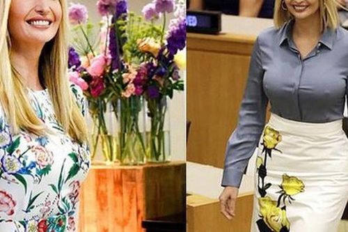 Trước khi vướng nghi án mặc áo lộ đầu ngực, con gái Tổng thống Trump thanh lịch như thế nào?