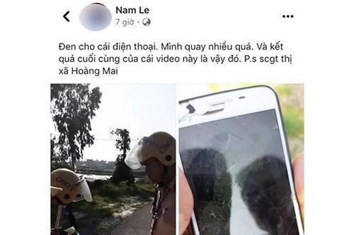 Phạt hành chính 2 người 15 triệu đồng vì đăng clip xúc phạm CSGT