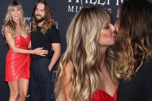 Heidi Klum U50 trẻ đẹp rực rỡ, nồng nàn hôn chồng trẻ kém 16 tuổi
