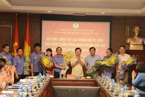 Gặp mặt các đồng chí Ủy viên BCH Công đoàn VKSND tối cao khóa XXIV