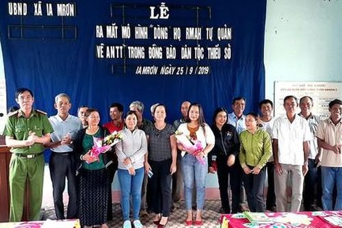 Xã nghèo ra mắt mô hình Dòng họ tự quản về an ninh trật tự