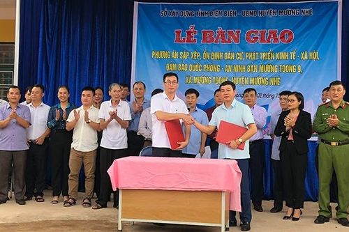 Hoàn thành sắp xếp, bố trí dân cư tại điểm bản Mường Toong 9