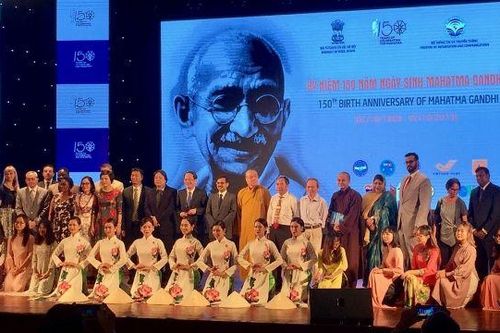 Kỷ niệm 150 năm ngày sinh của Mahatma Gandhi tại Hà Nội