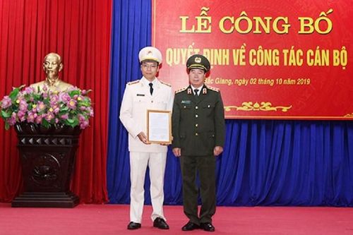 Thượng tá 41 tuổi được bổ nhiệm làm Giám đốc Công an Bắc Giang