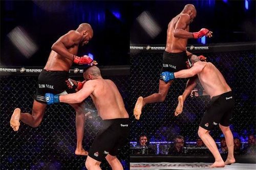 CLIP: 'Nọc độc' UFC lên gối cực mạnh khiến đối thủ ngã ngửa