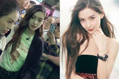 Rò rỉ loạt ảnh Angelababy đẹp nao lòng bất chấp chuyện bị chụp lén trong hậu trường show mới
