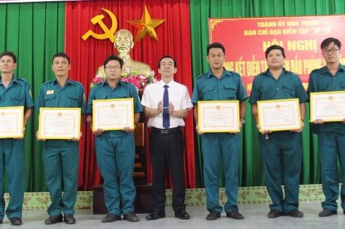 Nha Trang tổng kết diễn tập chiến đấu phòng thủ 6 xã, phường