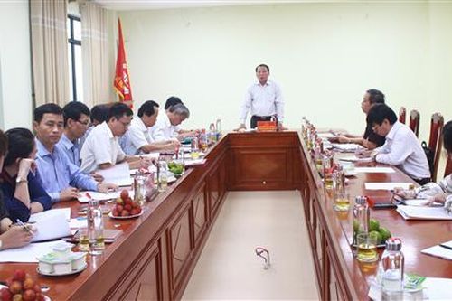Bí thư Tỉnh ủy Quảng Trị Nguyễn Văn Hùng làm việc với Sở Kế hoạch và Đầu tư