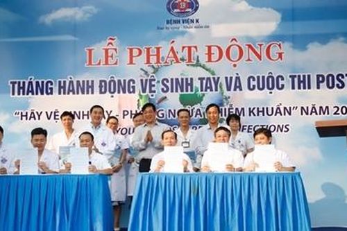 Vệ sinh tay là liều vắc xin tự chế ngăn nhiễm khuẩn bệnh viện