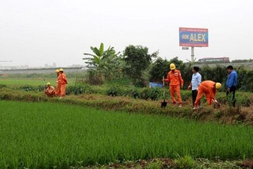 Huyện Phú Xuyên bàn giao mặt bằng xây TBA 110 kV