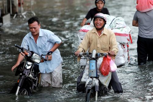Còn 8 đợt triều cường tại các tỉnh ven biển Nam Bộ