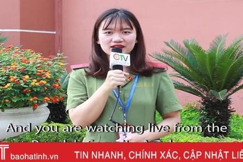 Nữ trung úy Hà Tĩnh vào chung kết cuộc thi Olympic Tiếng Anh dành cho cán bộ trẻ 2019