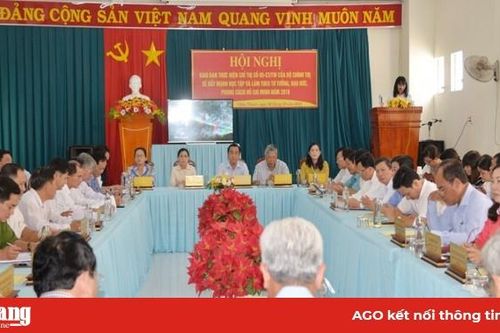Giao ban thực hiện Chỉ thị số 05-CT/TW của Bộ Chính trị năm 2019