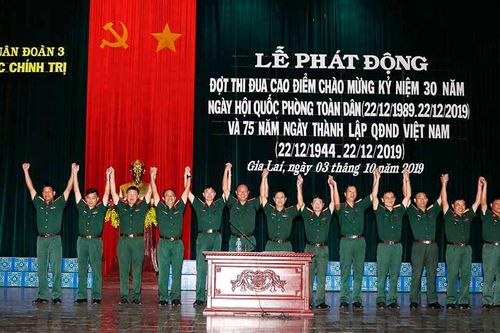 Quân đoàn 3 phát động đợt thi đua cao điểm