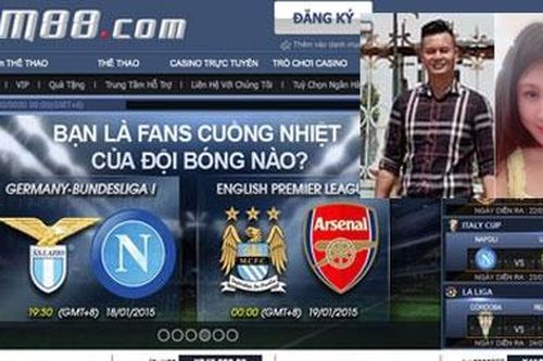 Hai vợ chồng cầm đầu đường dây cá độ bóng đá hàng trăm tỷ đồng