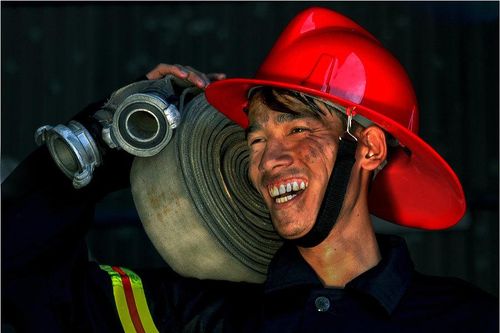 Hình ảnh đẹp của các chiến sĩ PCCC qua những bức ảnh