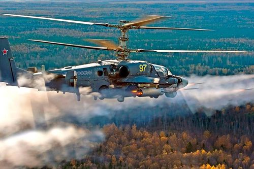 Xem 'xe tăng bay' Ka-52 Alligator của Không quân Nga tấn công hủy diệt mục tiêu trên mặt đất