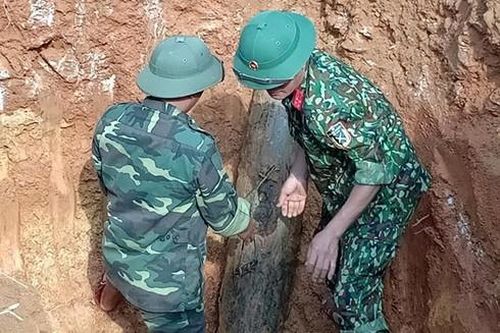 Phát hiện quả bom nặng 230kg còn sót lại sau chiến tranh